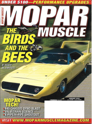 MOPAR MUSCLE 2003 JAN - D-100, RR/SUPER BEE HISTORY